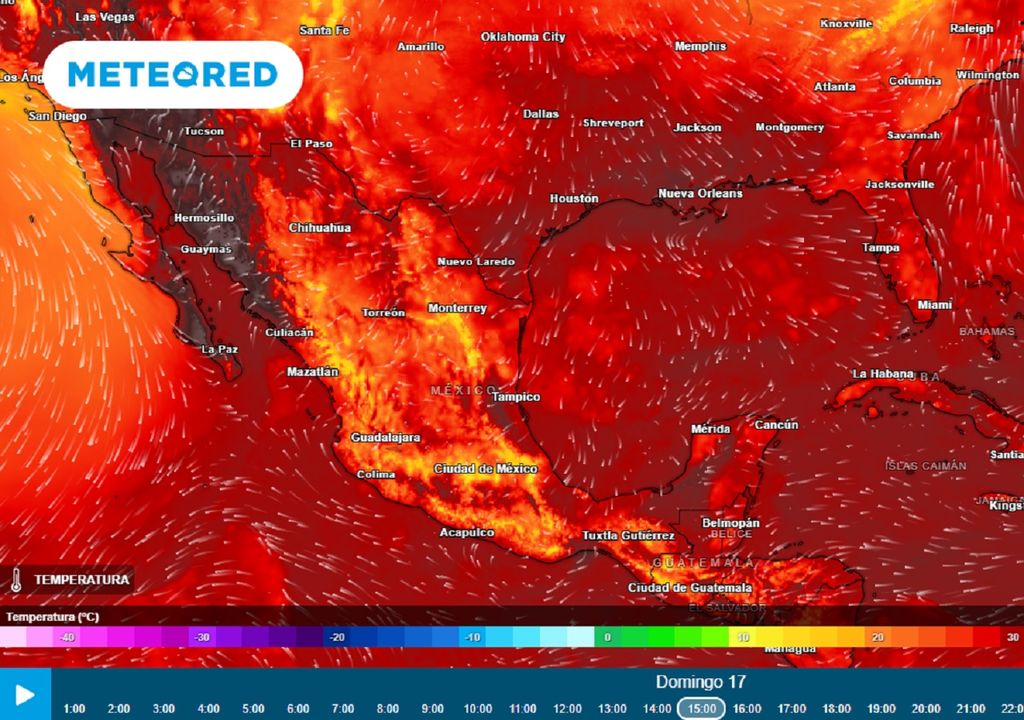 Modelo ECMWF - Temperaturas en grados Celsius Modelo ECMWF - Temperaturas en grados Celsius