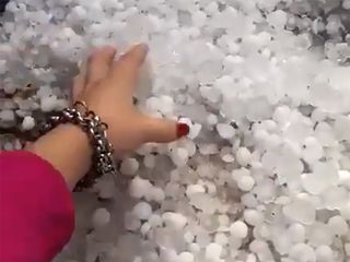 Se cumple el alerta por tormentas con granizo en Buenos Aires