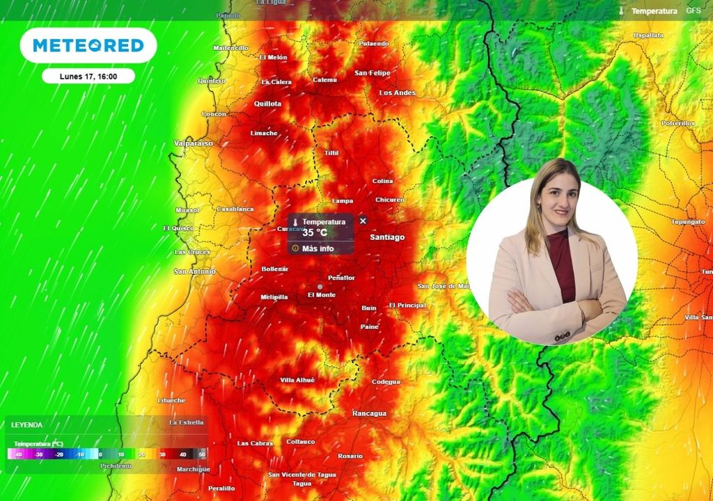 mapa de temperatura / Laura Batista