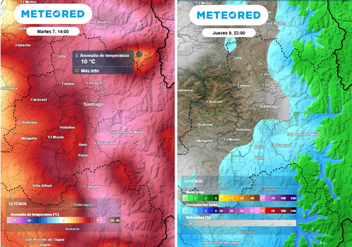 Se despide el fr&iacute;o extremo en Santiago: as&iacute; ser&aacute; el alza t&eacute;rmica antes de un nuevo pulso de lluvias