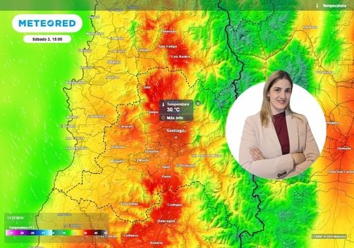 &iquest;Se despide la ola de calor en Santiago? De casi 40 &deg;C al alivio t&eacute;rmico, te lo cuenta Laura Batista