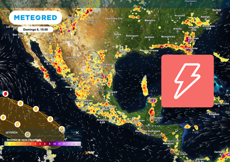Se espera un domingo con tormentas intensas en varios estados de M&eacute;xico
