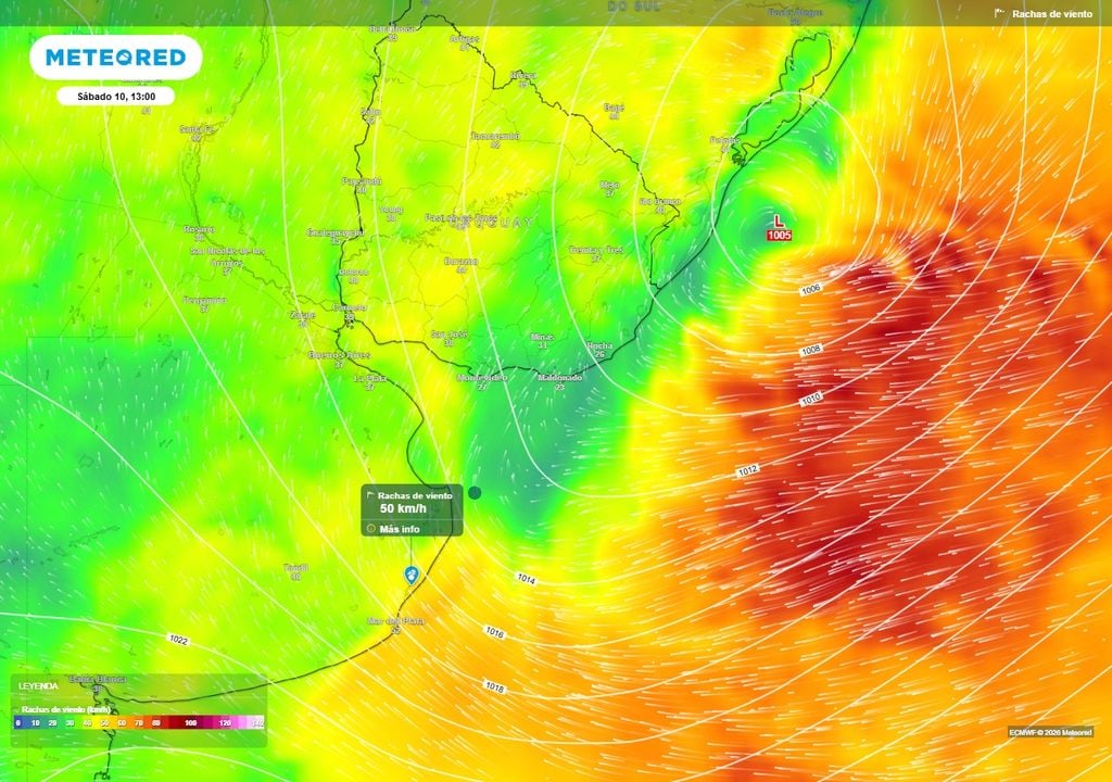 Argentina alerta naranja SMN tormentas fuertes severas El Niño En la Costa Atlántica de Buenos Aires toda la semana continuará muy lluviosa y ventosa.