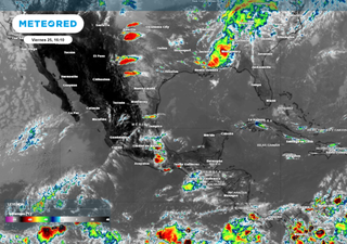Se esperan tormentas eléctricas dispersas para este sábado en varios estados de México