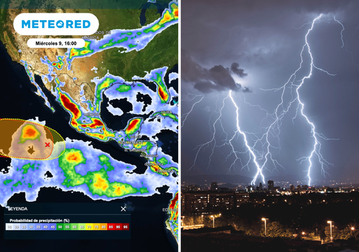 Hasta 100 mm de precipitaci&oacute;n acumulada, inundaciones y ca&iacute;da de granizo ma&ntilde;ana mi&eacute;rcoles