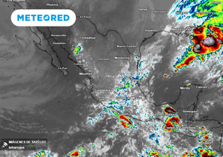 Se esperan tormentas muy fuertes en gran parte de México, debido a una vaguada y una onda tropical