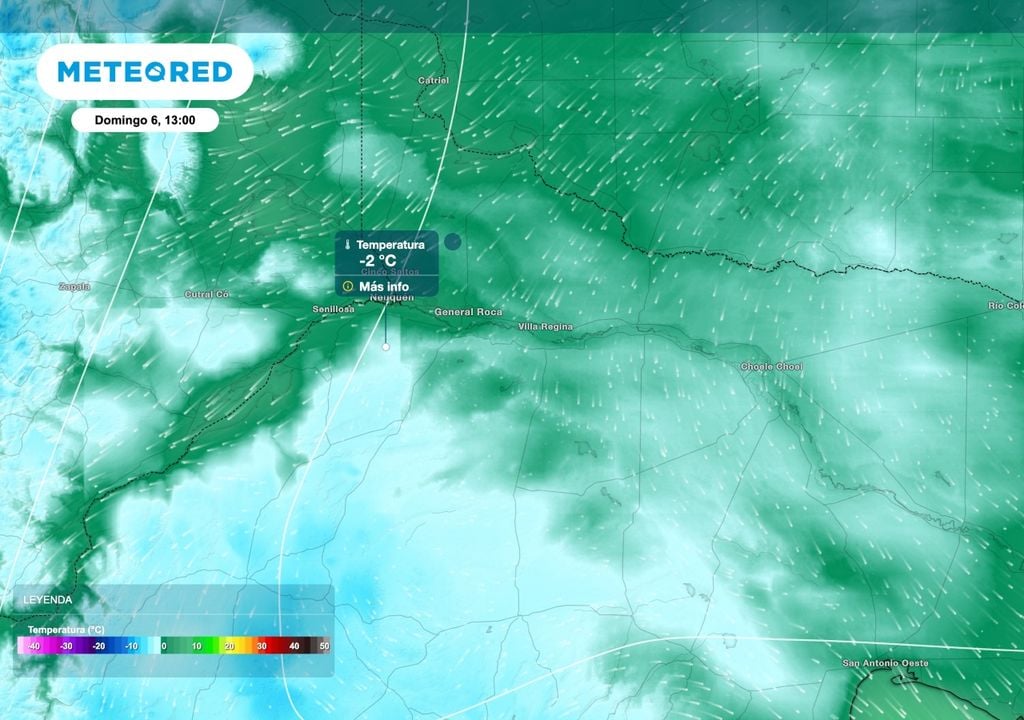 Heladas Alto Valle Se esperan heladas en la zona del alto valle y valle medio del río Negro en un momento de alto riesgo fenológico para parte de la producción. Situación similar podrá observarse sobre el valle del río Chubut.