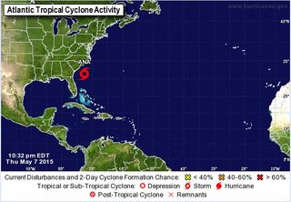 Se forma Ana, la primera tormenta tropical
