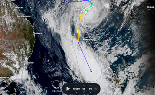 Se forma el ciclón tropical 11P o Dovi en el Pacífico Sur