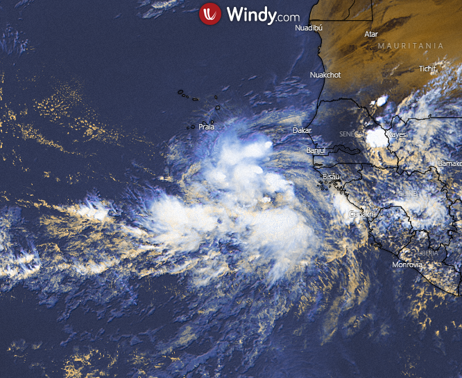 Se forma el Invest 90L, posible huracán Larry en el Atlántico central