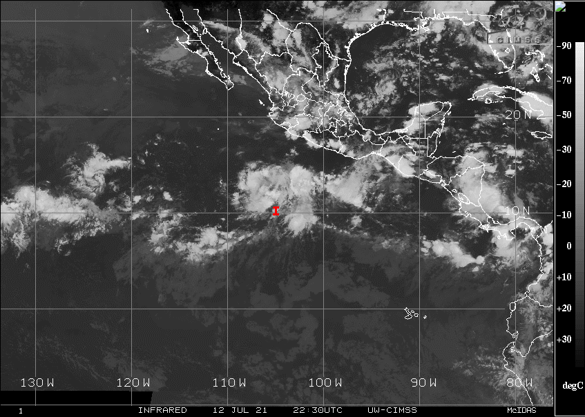 Se forma el Invest 96E con posible evolución a depresión tropical