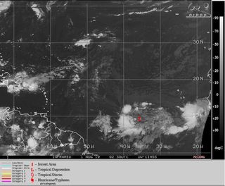Se forma el Invest 96L en el Atlántico tropical