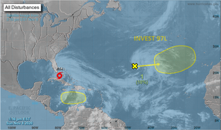 Se forma el Invest 97L : ¿Tormenta subtropical Theta?