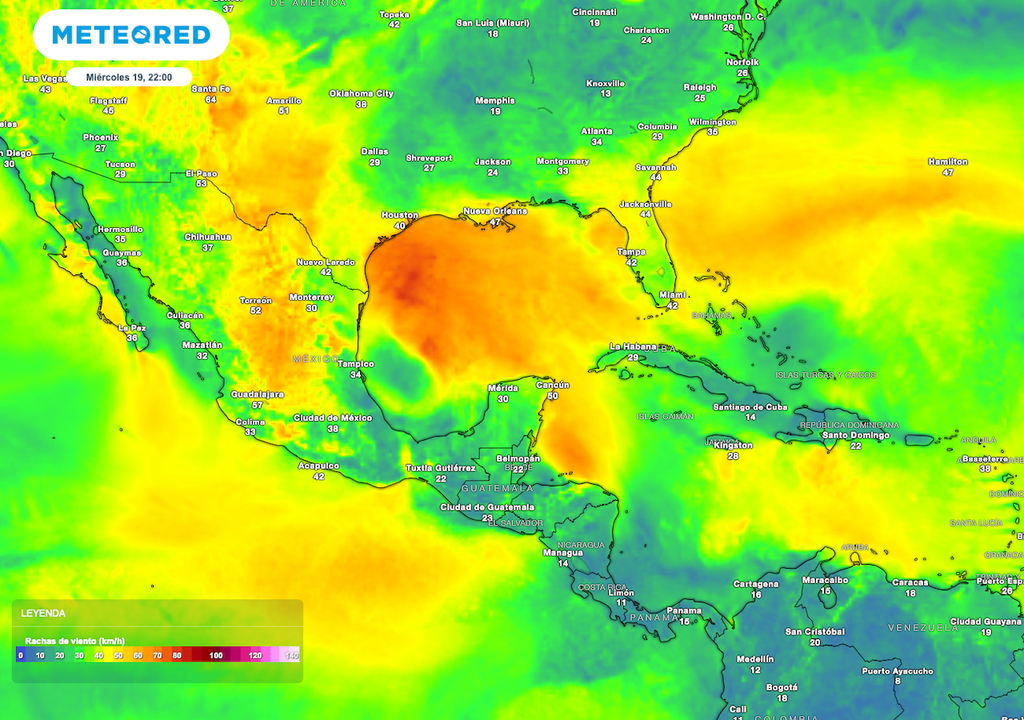 La rachas de viento del PTC-1 serán más significativas hacia el jueves. La rachas de viento del PTC-1 serán más significativas hacia el jueves.