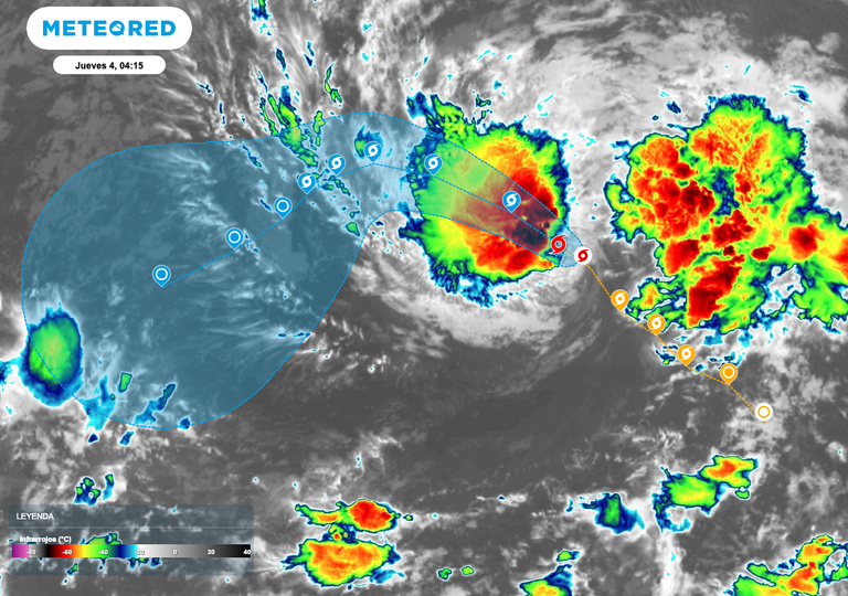 Se forma el primer cicl&oacute;n de la temporada de huracanes 2026 en el Pac&iacute;fico, la tormenta tropical Amanda