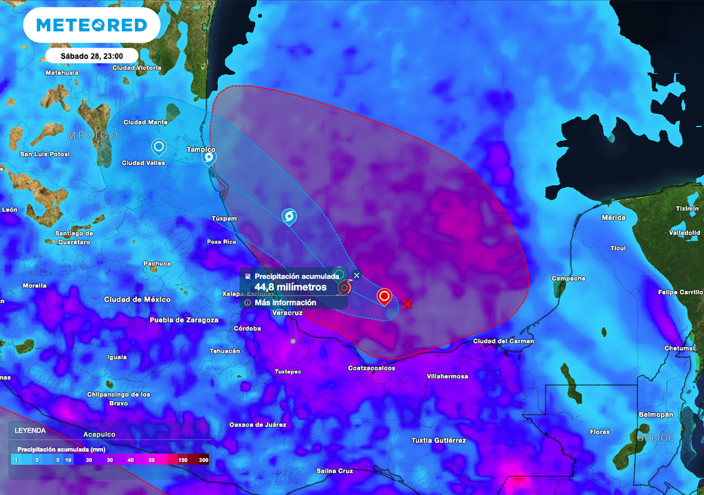 Lluvias en México por DT 2