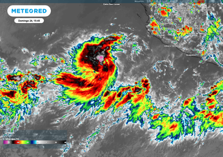 Se forma la depresión tropical diez-E en aguas del Pacífico Nororiental, se está fortaleciendo y convertirá en tormenta 
