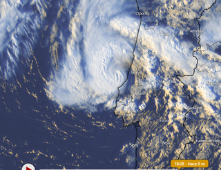 Se forma la tormenta subtropical Alpha frente a las costas portuguesas