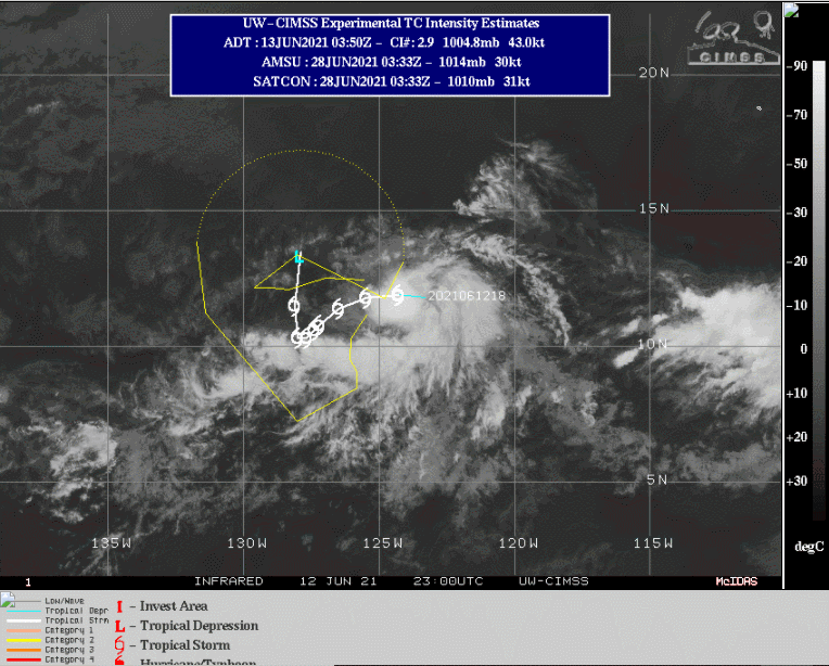 Se forma la tormenta tropical Carlos