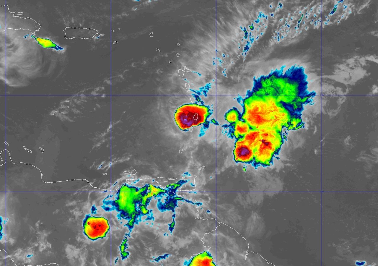 Tropical Storm Cindy Forms, While Storm Bret Batters The Lesser Antilles