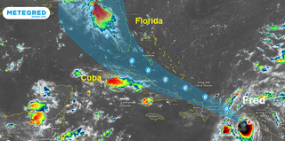 Se forma la tormenta tropical Fred en el Caribe
