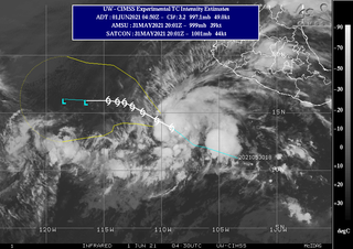 Se formó la tormenta tropical Blanca en el Pacífico Oriental