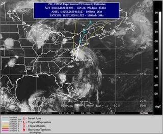 Se formó la tormenta tropical Fay en la costa este americana