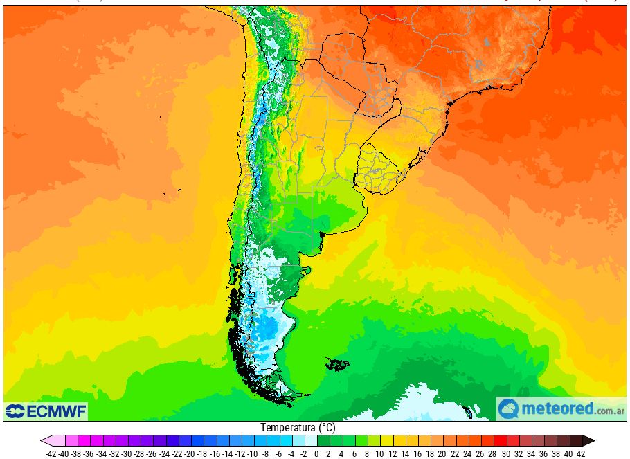 Modelo ECMWF frio Argentina Modelo ECMWF frio Argentina
