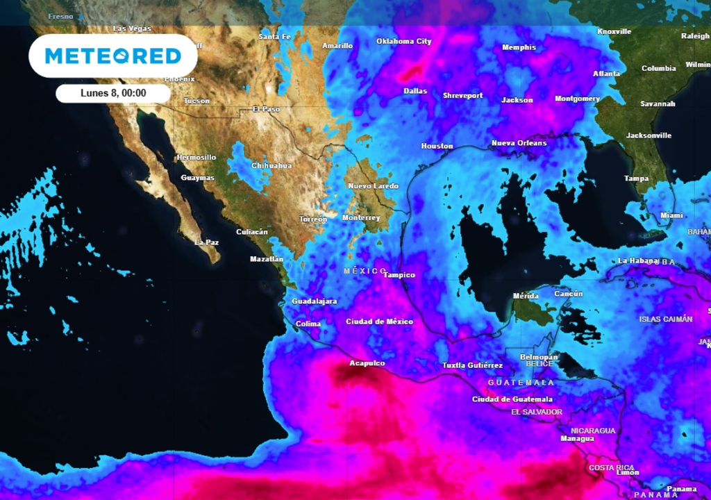 Se registrarán lluvias moderadas de 5 a 25 mm en estados como Guanajuato, Tlaxcala, Tabasco, Campeche y Yucatán. Se registrarán lluvias moderadas de 5 a 25 mm en estados como Guanajuato, Tlaxcala, Tabasco, Campeche y Yucatán.