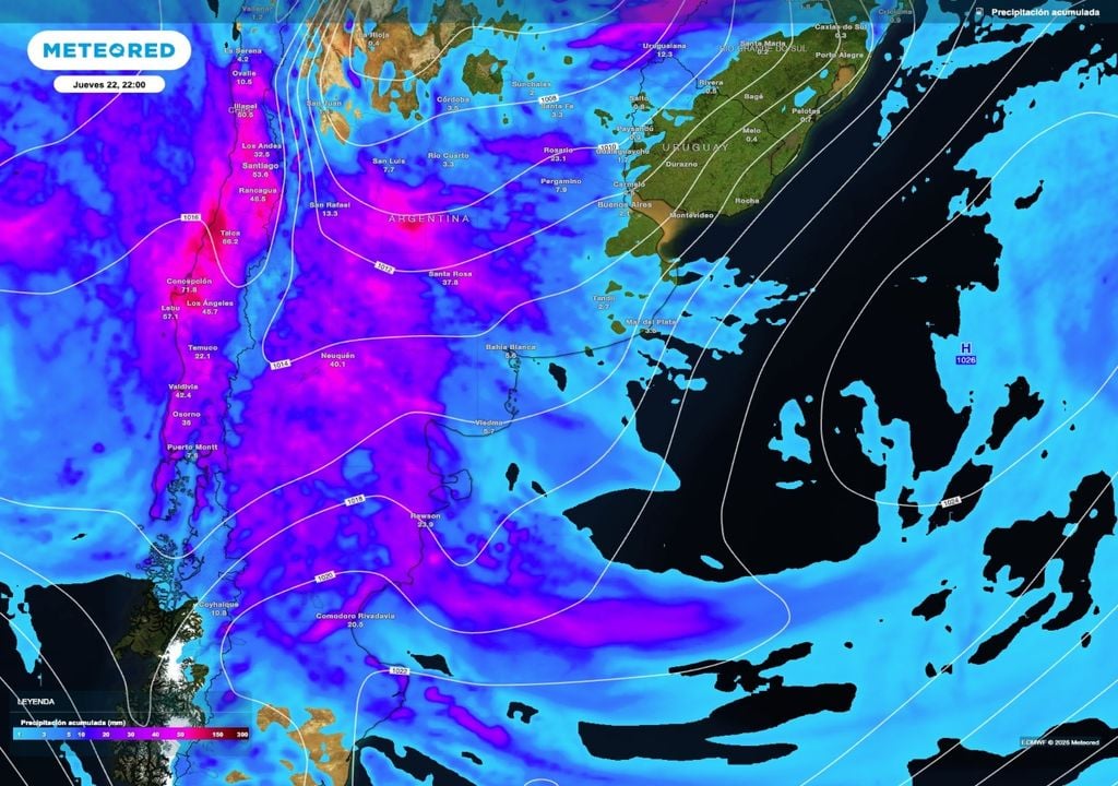 Lluvias acumukadas En las próximas 72 horas se esperan acumulados de lluvias que en algunos sectores podrán superar holgadamente los 60 mm sobre La Pampa, sur de Cuyo y centro y norte de la Patagonia. Seguirá latente el riesgo de inundaciones repentinas en áreas de tormenta.