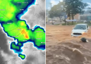"Se llev&oacute; hasta el asfalto": impresionantes video de las inundaciones repentinas en el estado de S&atilde;o Paulo, Brasil