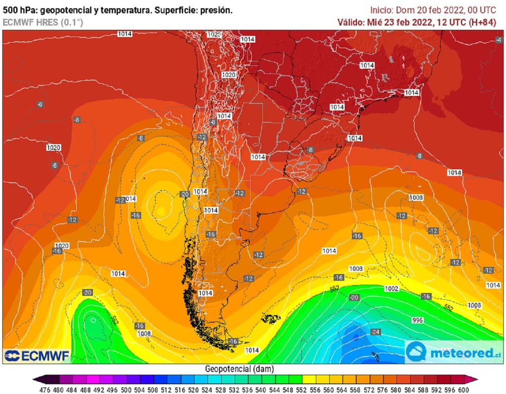 baja segregada; modelo ECMWF baja segregada; modelo ECMWF