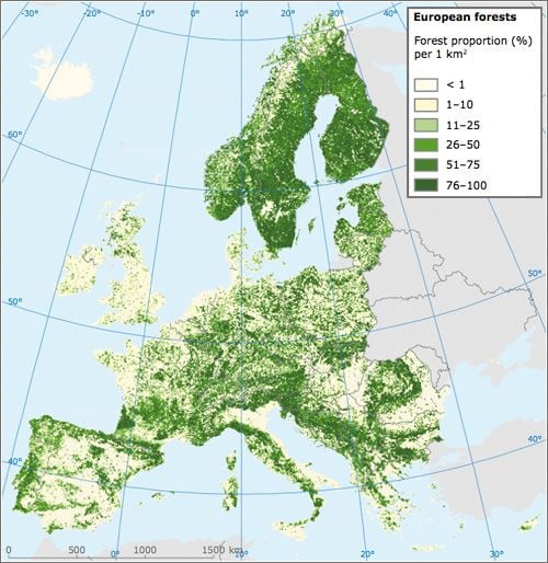 Se necesita mejor información sobre los bosques de Europa