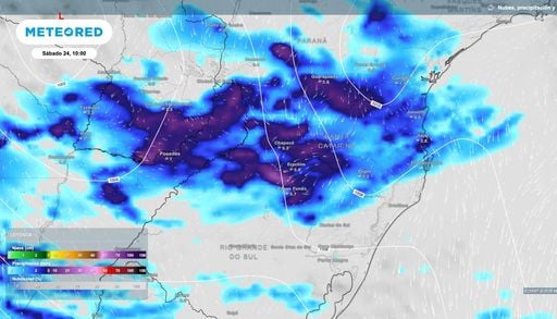 Se organizan tormentas intensas sobre Misiones y Corrientes: el s&aacute;bado ser&aacute; el d&iacute;a m&aacute;s complicado antes de una mejor&iacute;a