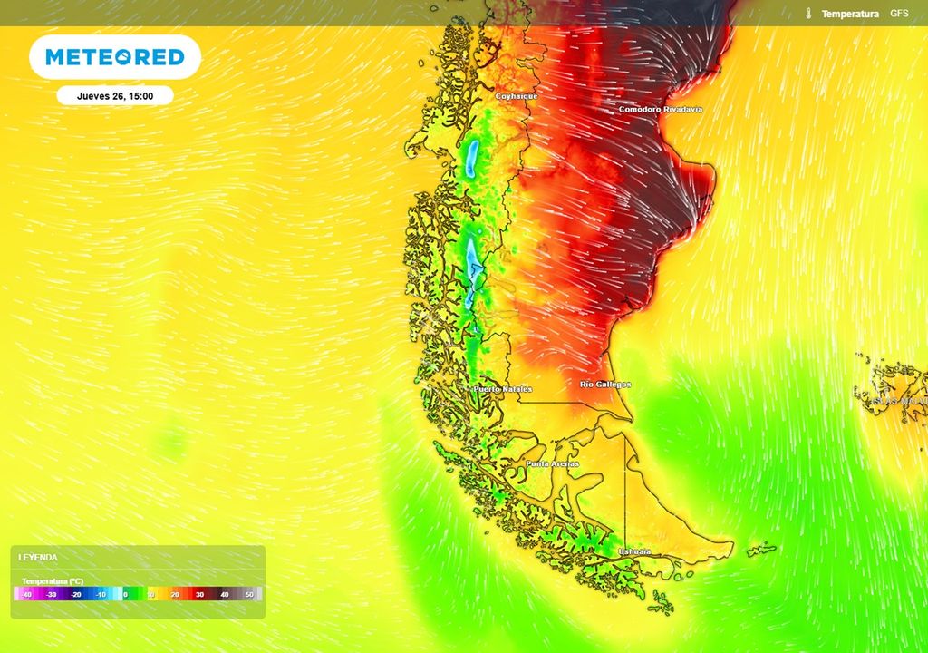 temperatura prevista para la tarde del jueves 26 de diciembre