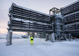 Die größte Maschine der Welt zum Absaugen von Treibhausgasen wird eingeweiht