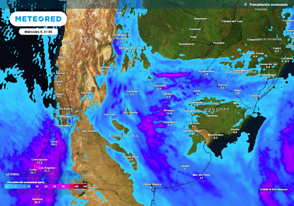 Lluvia, Inestable, Ola polar, Frio, Argentina, Buenos Aires, Pronostico