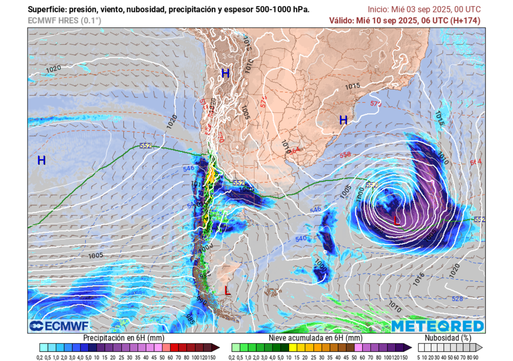 lluvias previstas para la próxima semana