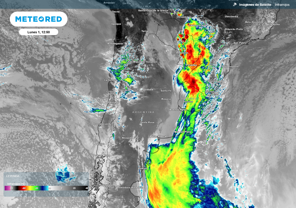 Se aleja la última ciclogénesis de agosto y septiembre inicia con una nueva irrupción de aire frío.