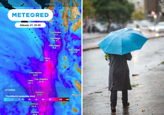 &ldquo;Se viene la lluvia a Santiago&rdquo;: sistema frontal dejar&aacute; hasta 20 mm de lluvia este viernes en la Regi&oacute;n Metropolitana