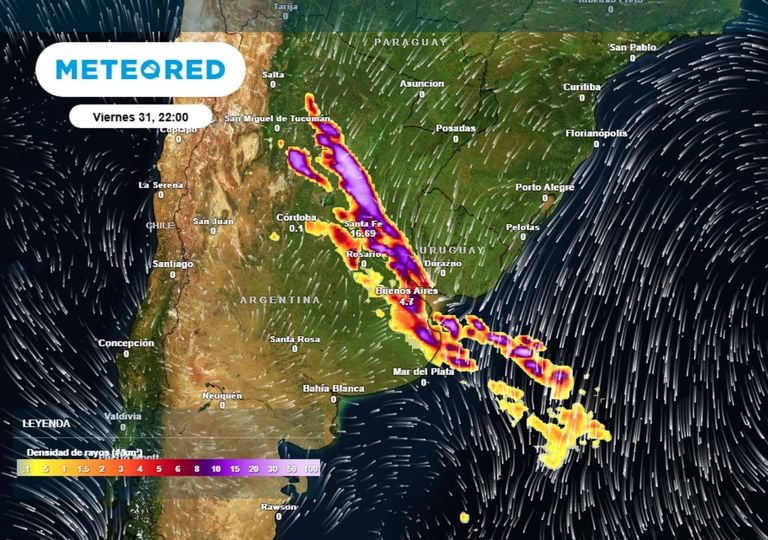 Se viene un viernes cr&iacute;tico con tormentas severas, Zonda y r&aacute;fagas de 150 km/h: cu&aacute;ndo llega el peor momento