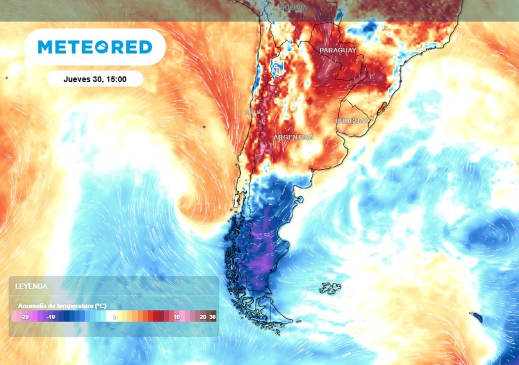 temperaturas El frío extremo sigue afectando el sur del país y se extiende la ola de frío.