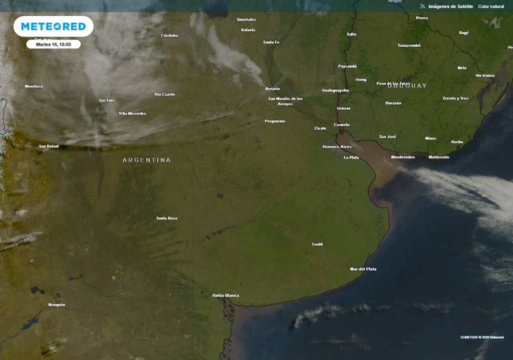 Buenos Aires AMBA pronóstico tiempo clima frío junio Martes muy soleado en Buenos Aires, con buena amplitud térmica.