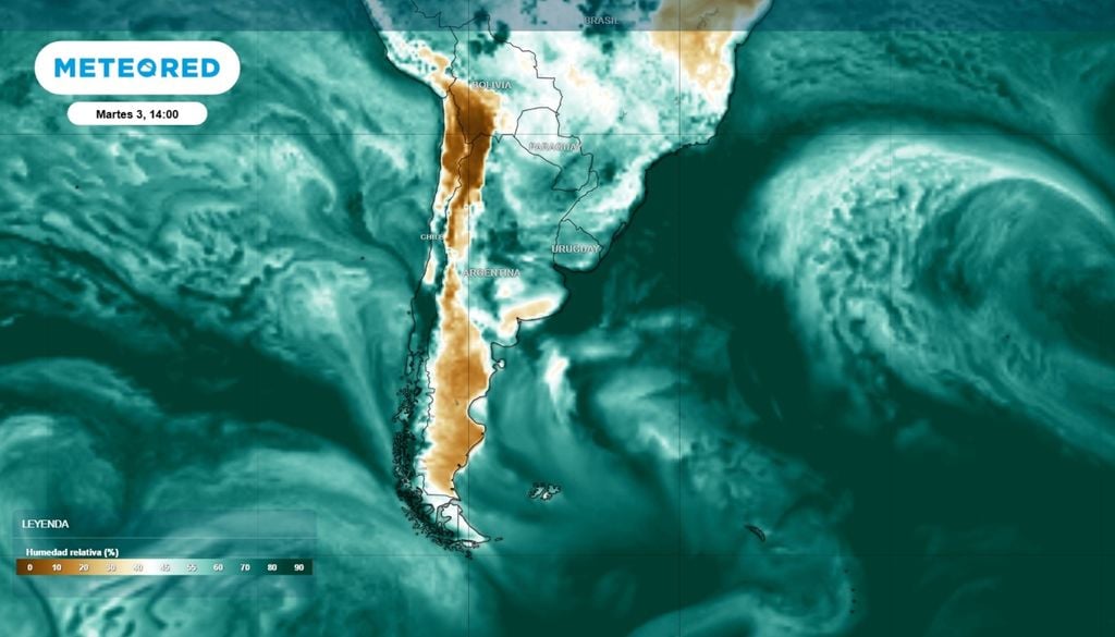 nieblas El ambiente húmedo va a predominar en el este del país favoreciendo algunas nieblas en las horas matinales.