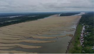Seca do rio Madeira afeta 22,9 mil pessoas e dificulta acesso &agrave; &aacute;gua e &agrave; educa&ccedil;&atilde;o em Rond&ocirc;nia