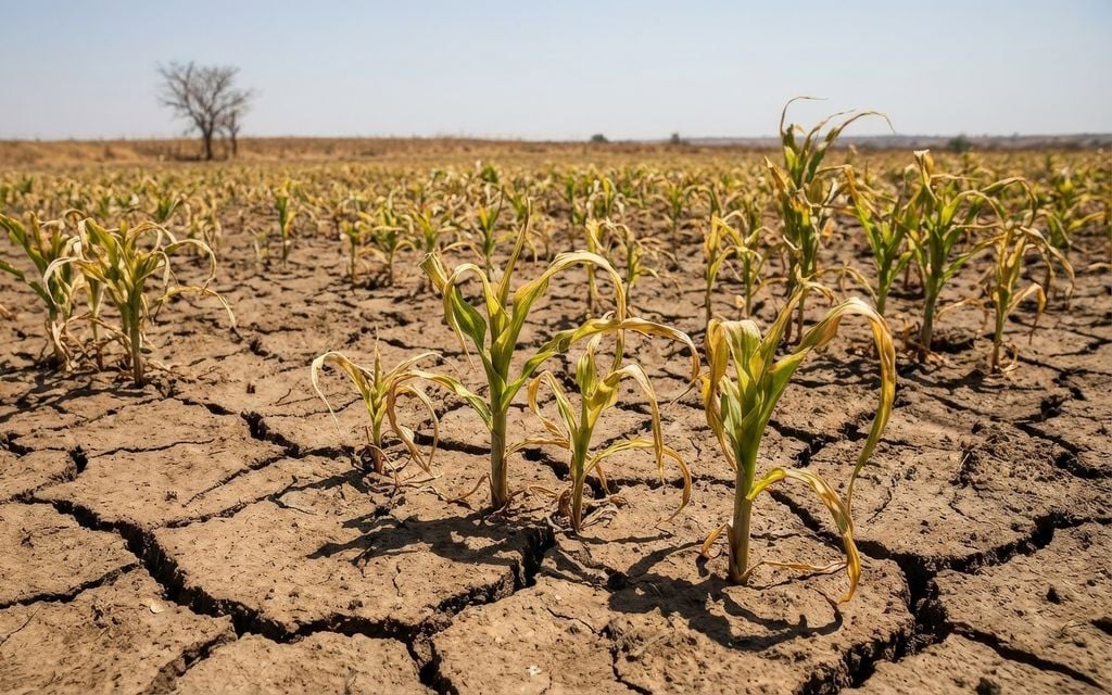Le manque de pluie et la chaleur affectent le rendement des cultures agricoles Le manque de pluie et la chaleur affectent le rendement des cultures agricoles