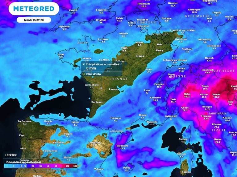 S&eacute;cheresse : toujours tr&egrave;s peu d'eau pr&eacute;vue, &agrave; quand le v&eacute;ritable retour de la pluie en France ?
