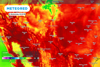 Second Record-Breaking Heat Wave of March Expands on Wednesday Worsening Wildfire Weather Conditions