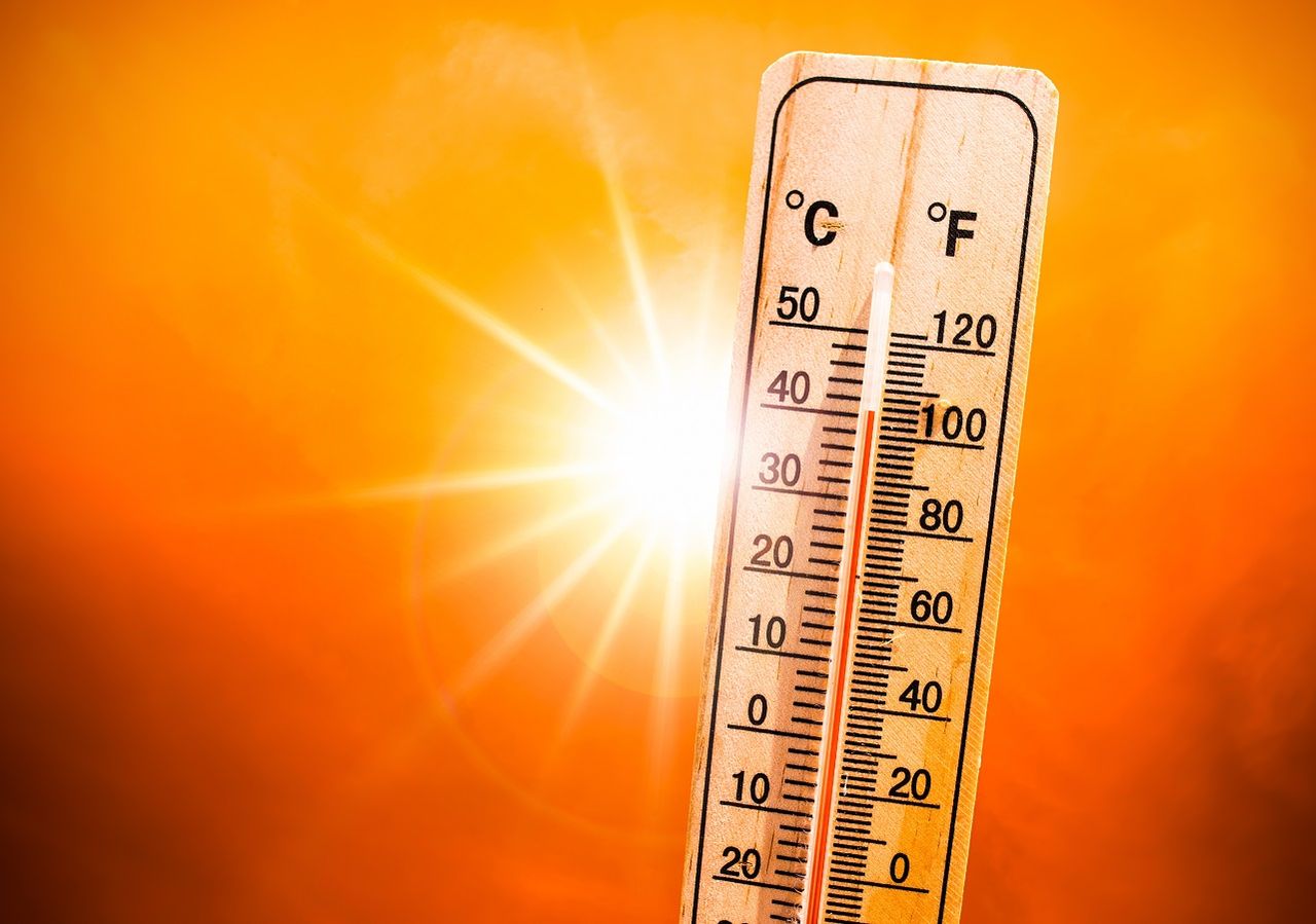 o calor do verão está ficando mais forte