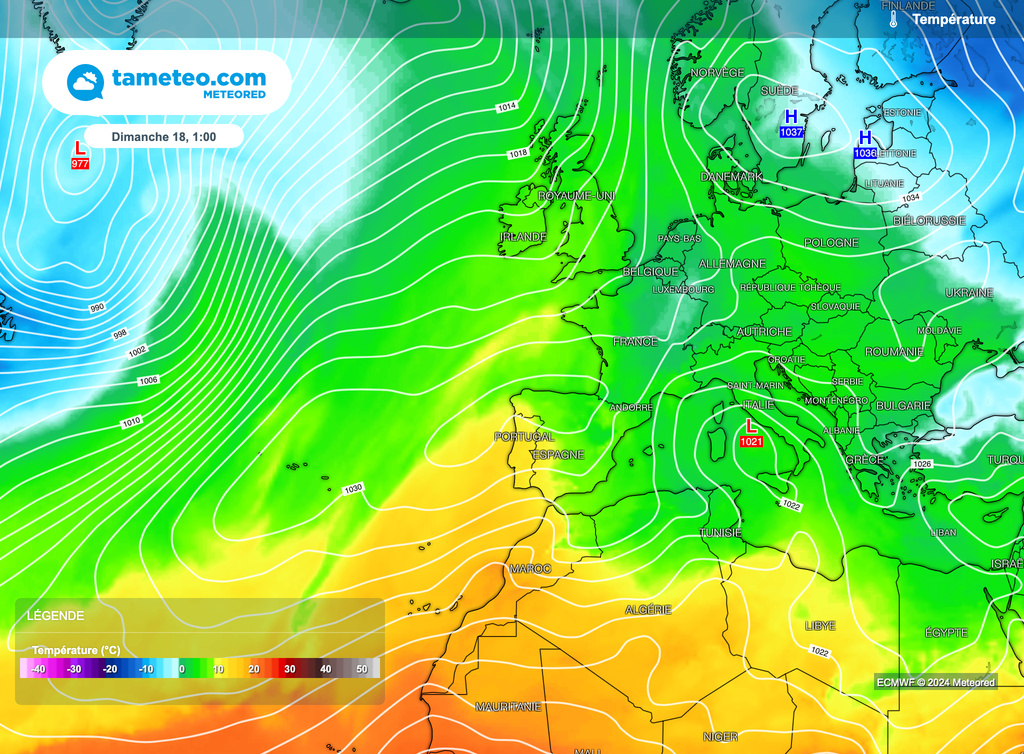 Un peu de fraîcheur pourra s'observer bien que la douceur soit dominante.